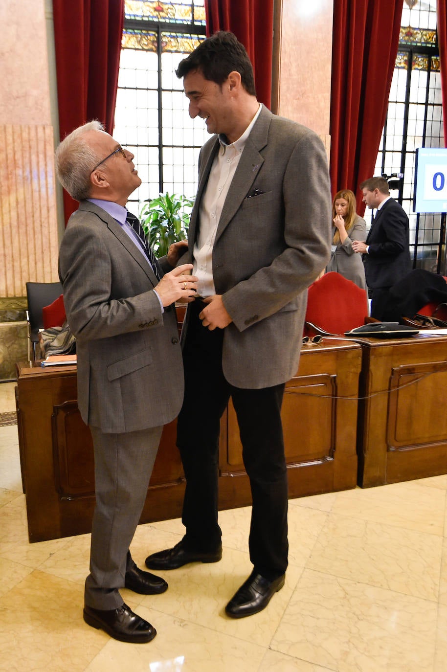 Pleno del Ayuntamiento de Murcia, este jueves.