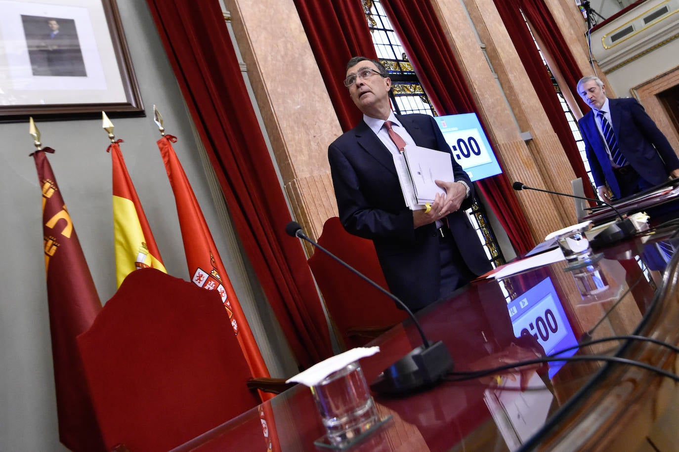 Pleno del Ayuntamiento de Murcia, este jueves.