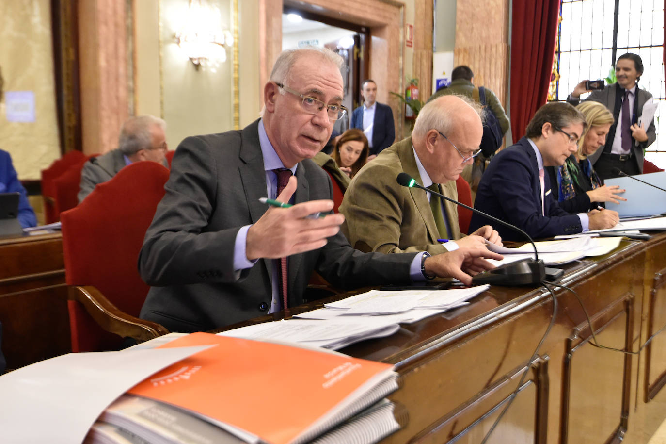 Pleno del Ayuntamiento de Murcia, este jueves.