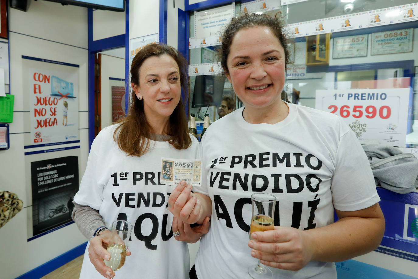 Dos administraciones vendieron ese número en la Región: la situada en la calle Mayor, número 15, de Las Torres de Cotillas; y la ubicada en la calle Adrián Viudes de Beniaján. 