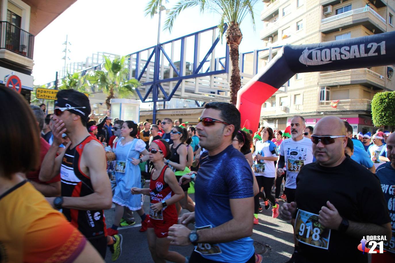 El corredor del UCAM Cartagena completa los cinco kilómetros en 15:33 minutos, por los 18:34 para la atleta del Club Atletismo Puertas Lorca