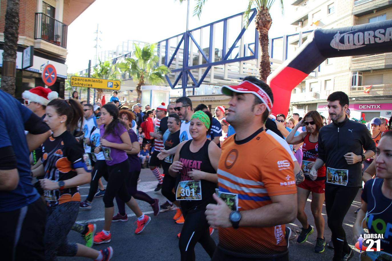 El corredor del UCAM Cartagena completa los cinco kilómetros en 15:33 minutos, por los 18:34 para la atleta del Club Atletismo Puertas Lorca