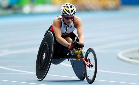 Marieke Vervoort, durante los Juegos Paralímpicos de Río.