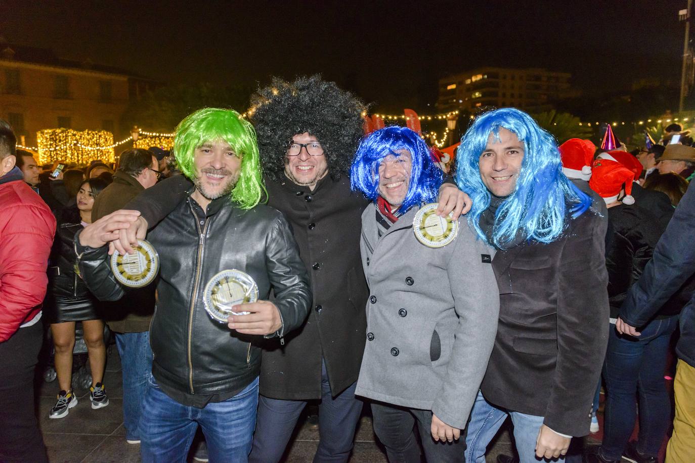 Las doce campanadas sonaron en la Glorieta de España para recibir con una fiesta al 2020.