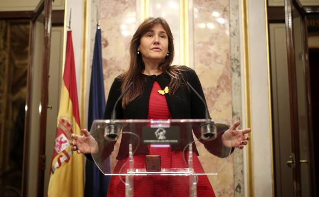 La portavoz de Junt per Catalunya en el Congreso, Laura Borràs.