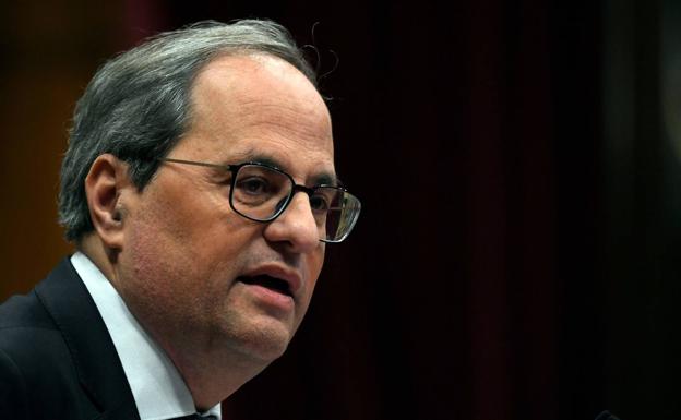 El presidente catalán Quim Torra.