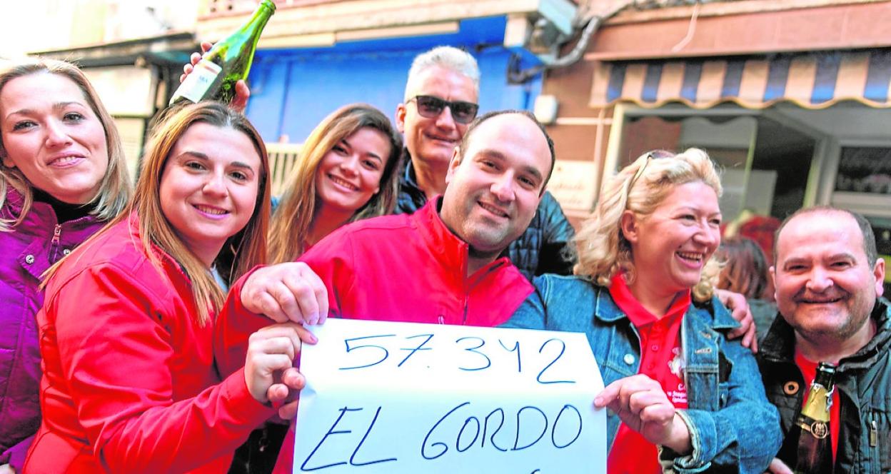 Algunos de los premiados en Quintanar de la Orden (Toledo). 