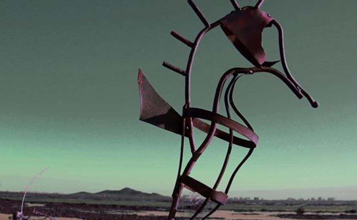 Detalle del cartel de la exposición.