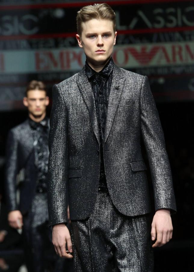 Las propuestas del diseñador Giorgio Armani desfilaron por la Milán Fashion Week.
