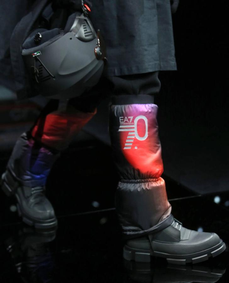 Las propuestas del diseñador Giorgio Armani desfilaron por la Milán Fashion Week.