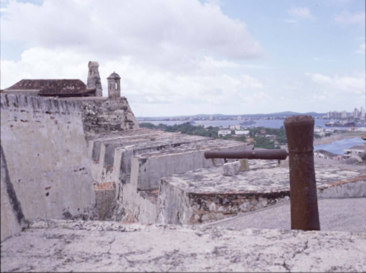 Fuerte de San Felipe, en Cartagena de Indias.