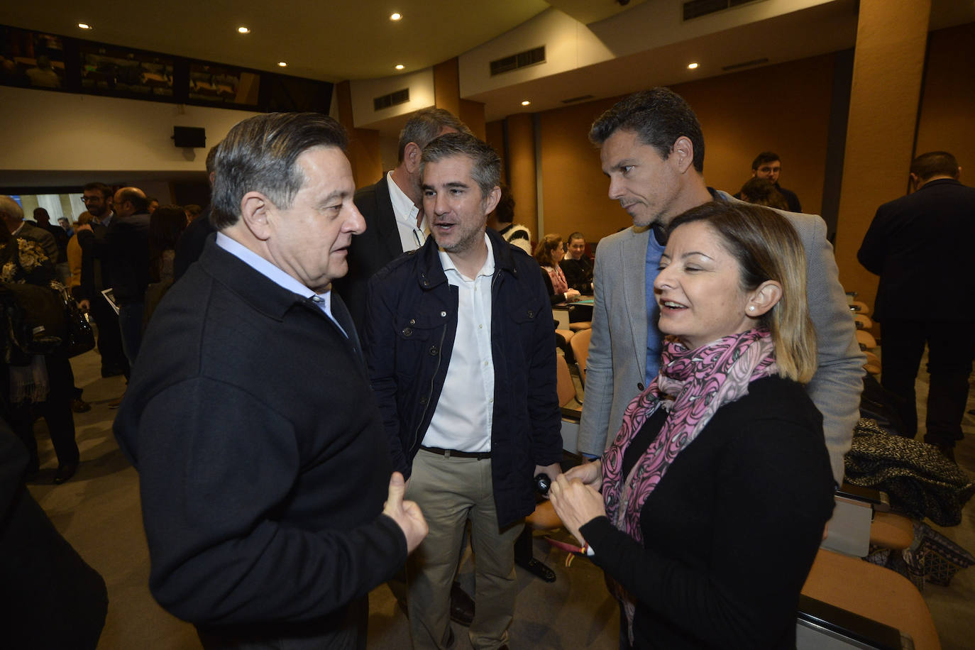 Imagen del consejero de Fomento e Infraestructuras, José Ramón Díez de Revenga, durante la I Jornada sobre la Dana en el Levante español.