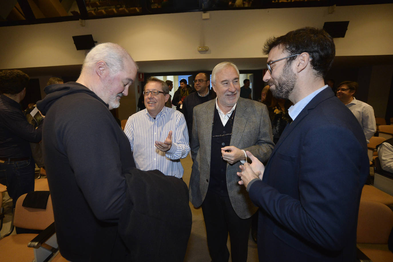 Imagen del consejero de Fomento e Infraestructuras, José Ramón Díez de Revenga, durante la I Jornada sobre la Dana en el Levante español.