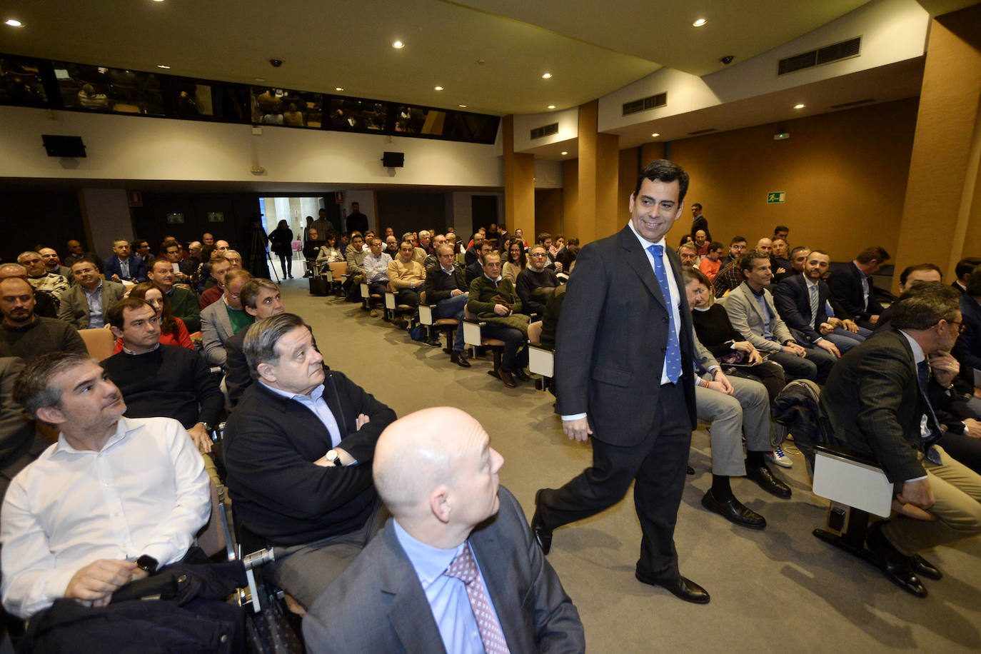 Imagen del consejero de Fomento e Infraestructuras, José Ramón Díez de Revenga, durante la I Jornada sobre la Dana en el Levante español.