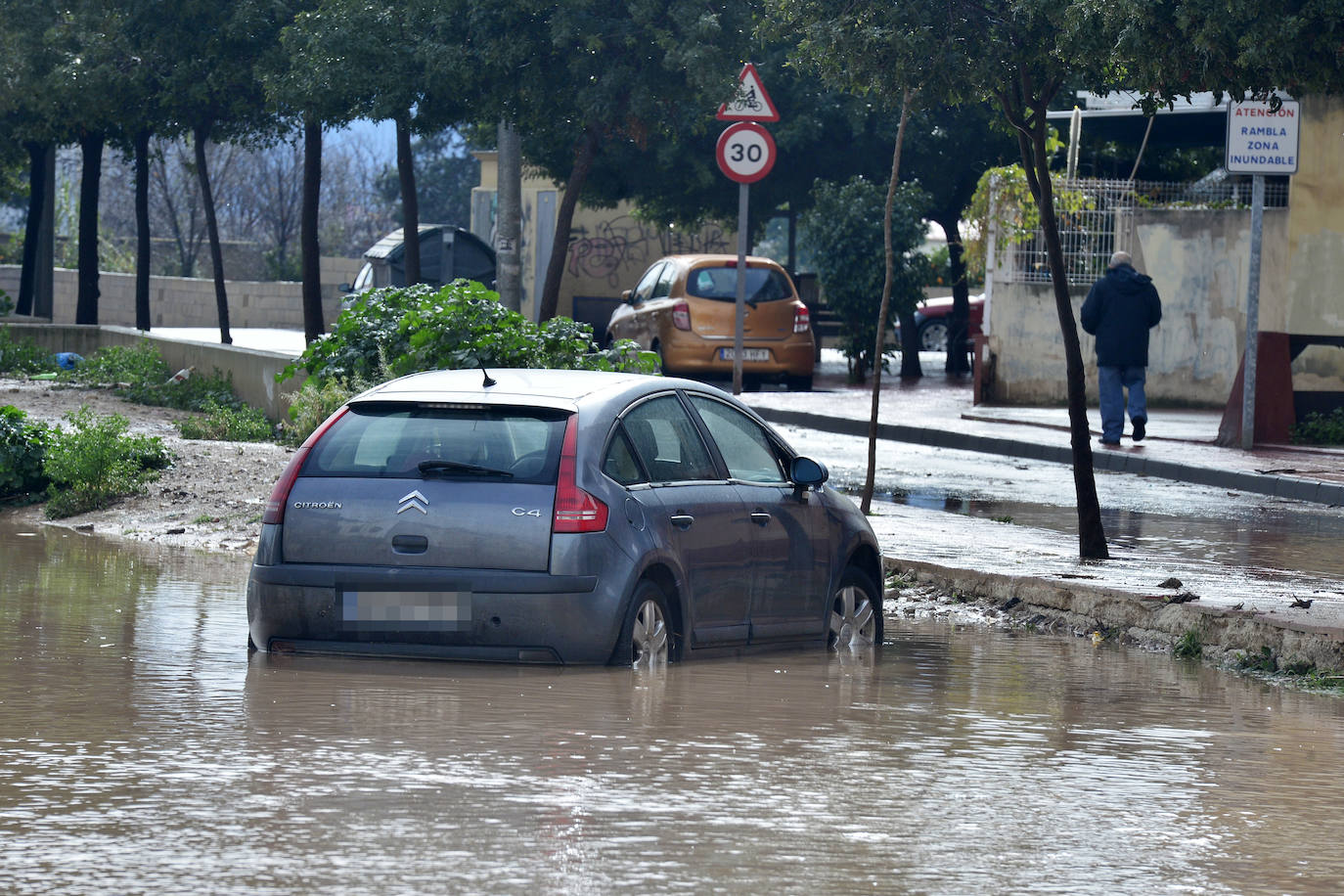 La rambla de Espinardo es otro de los puntos que siempre acaba peor parado en el municipio