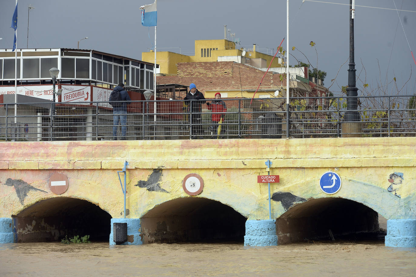 El municipio de Los Alcázares volvió a ser uno de los más afectados por el temporal que recorrió la Región