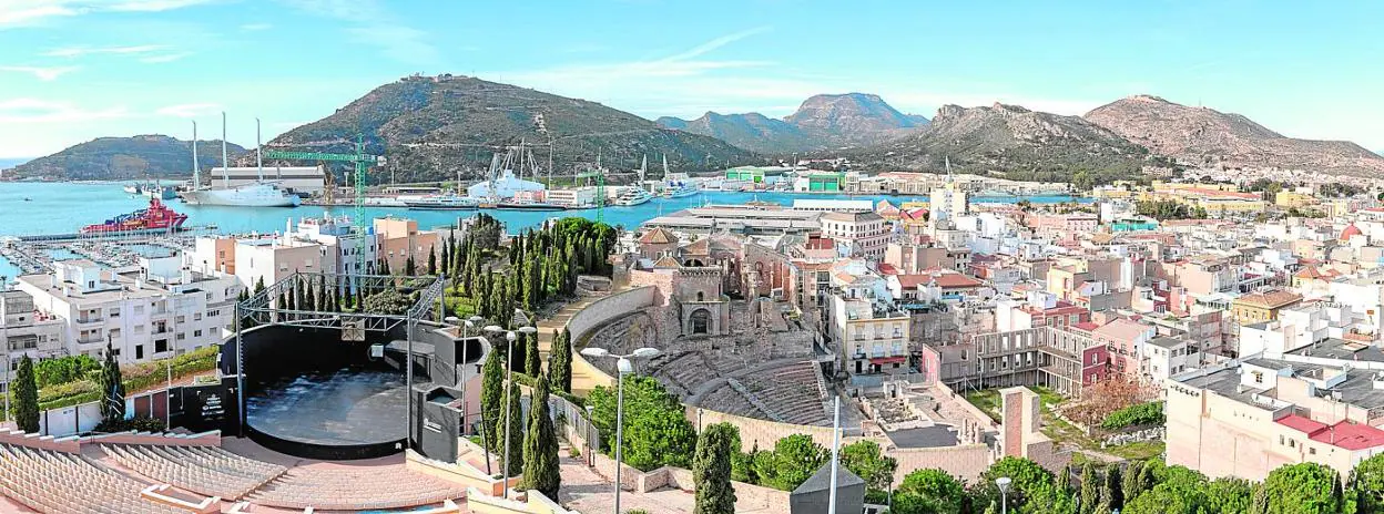 Vista panorámica de la ciudad desde el Parque Torres. 