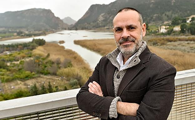 Alejandro Cano, en el mirador de Alto Bayna. 