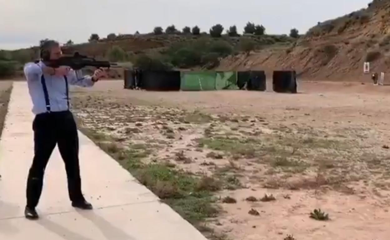 Fotograma del vídeo difundido a través de Twitter.