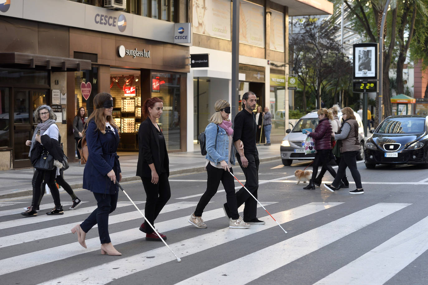 Fotos: Pasear totalmente &#039;a ciegas&#039; por Murcia