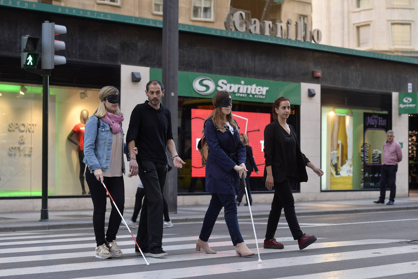 Fotos: Pasear totalmente &#039;a ciegas&#039; por Murcia