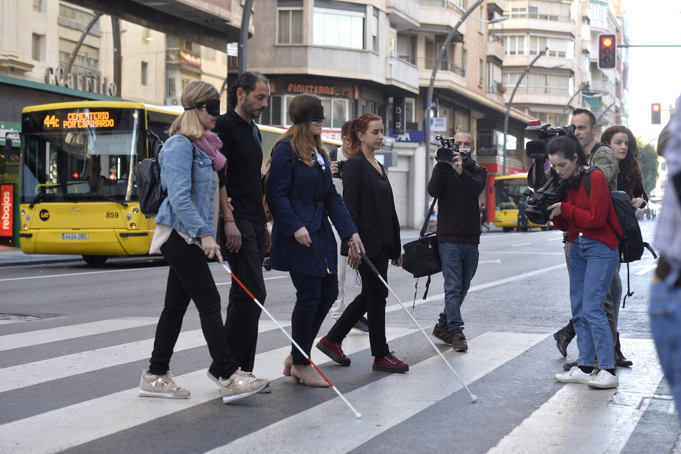 Fotos: Pasear totalmente &#039;a ciegas&#039; por Murcia