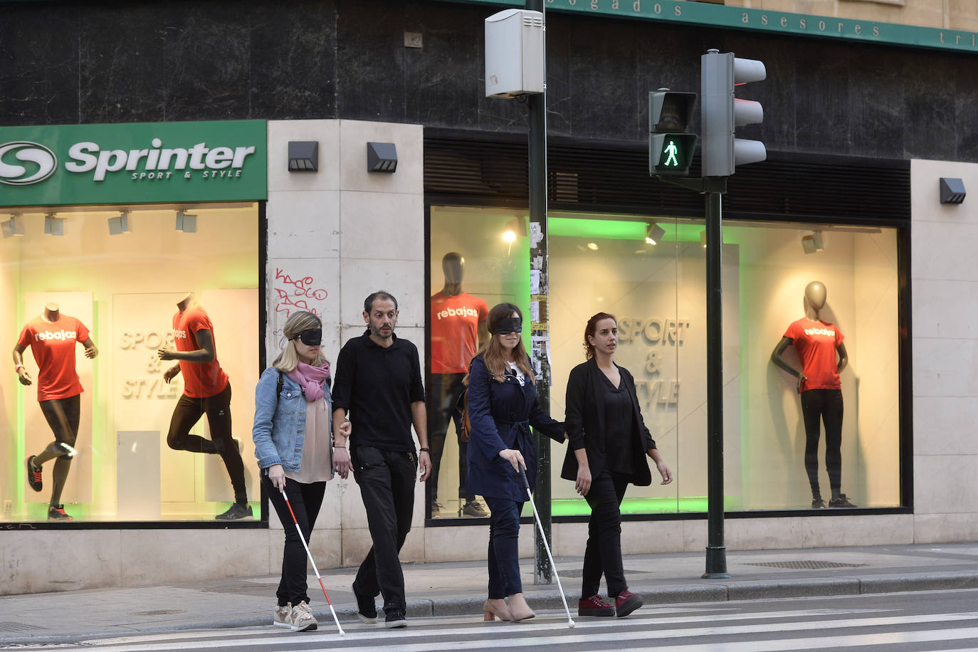 Fotos: Pasear totalmente &#039;a ciegas&#039; por Murcia