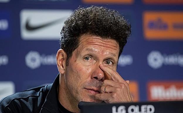 DiegoPablo Simeone, entrenador del Atlético.