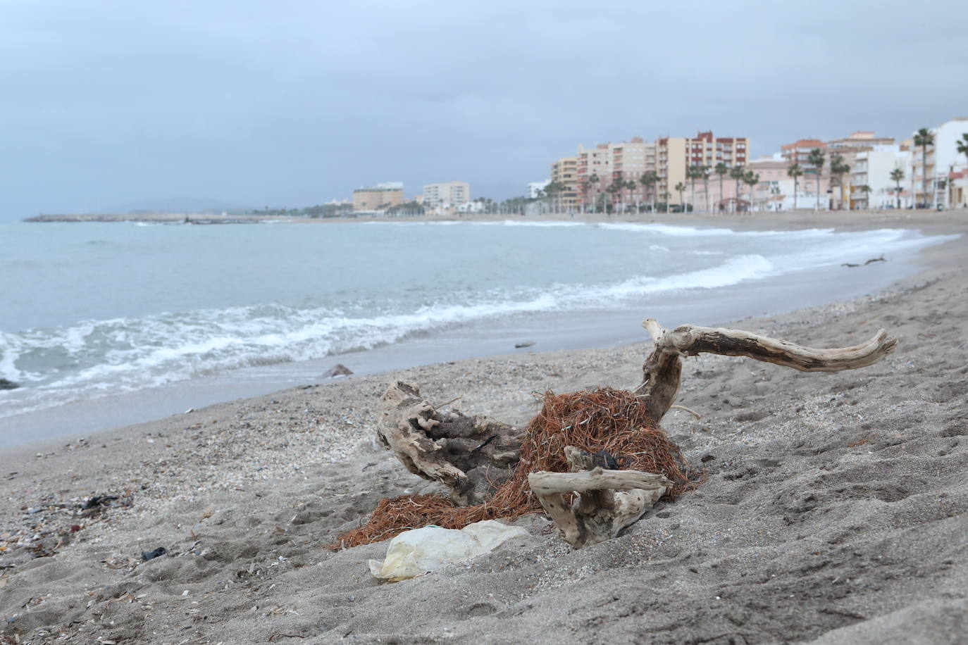 Fotos: Operación &#039;draga y pintura&#039; en las playas de la Región