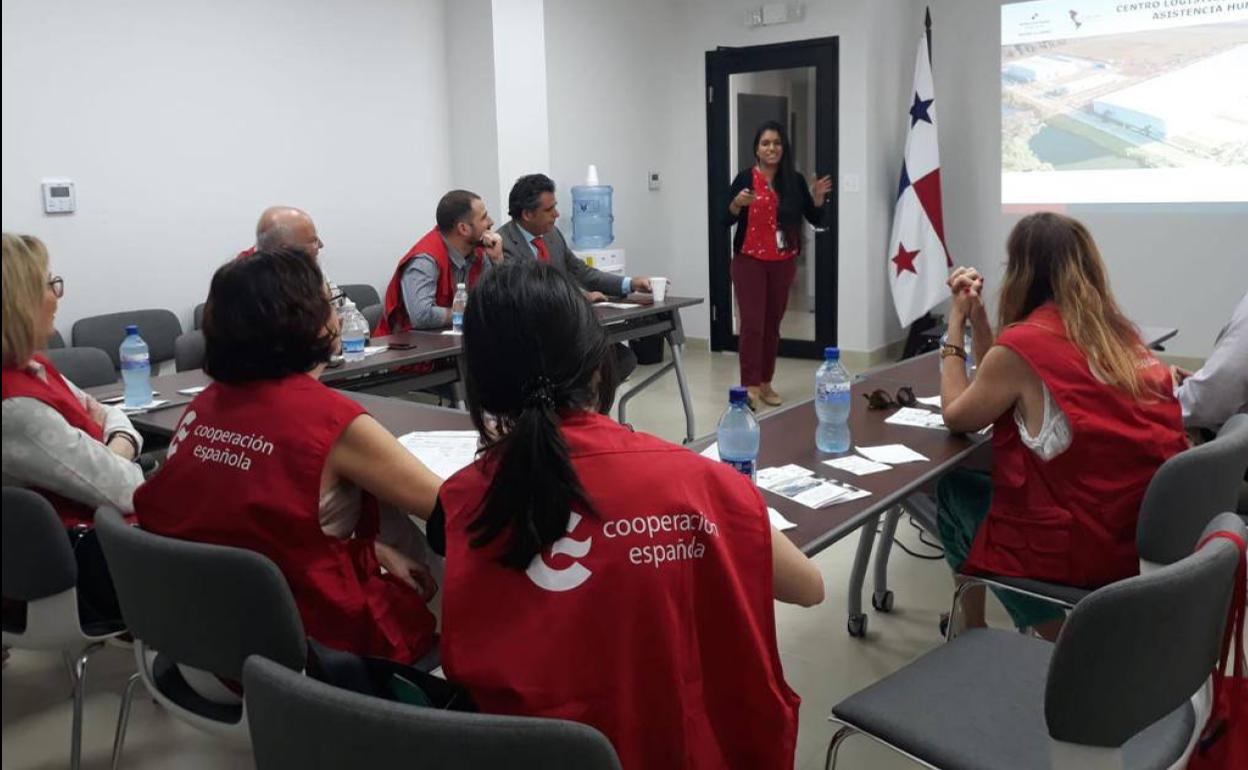 Una de las reuniones para el seguimiento de las intervenciones realizadas en el marco del 'Llamamiento de emergencia en la región de Las Américas: Movimiento de población'.