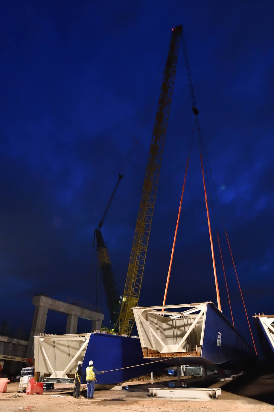 El Ministerio acelera las obras para aliviar el tráfico en el cinturón sur de Murcia. 