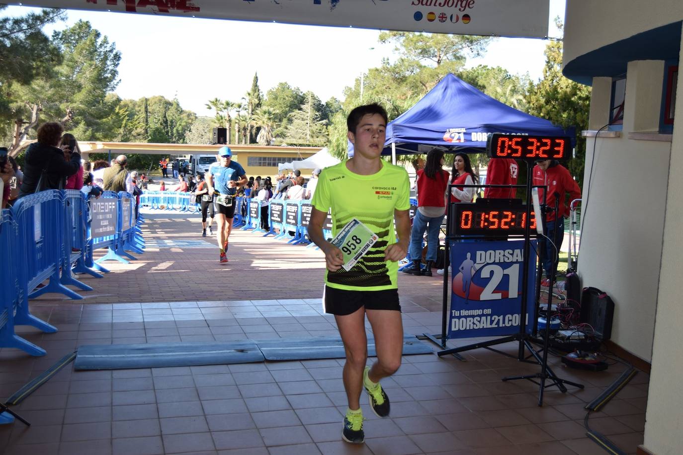 El corredor del Trail Santomera completa los 26 kilómetros en un tiempo de 1:55:05, por la marca de 2:15:15 para la deportista del Automenor Running Team