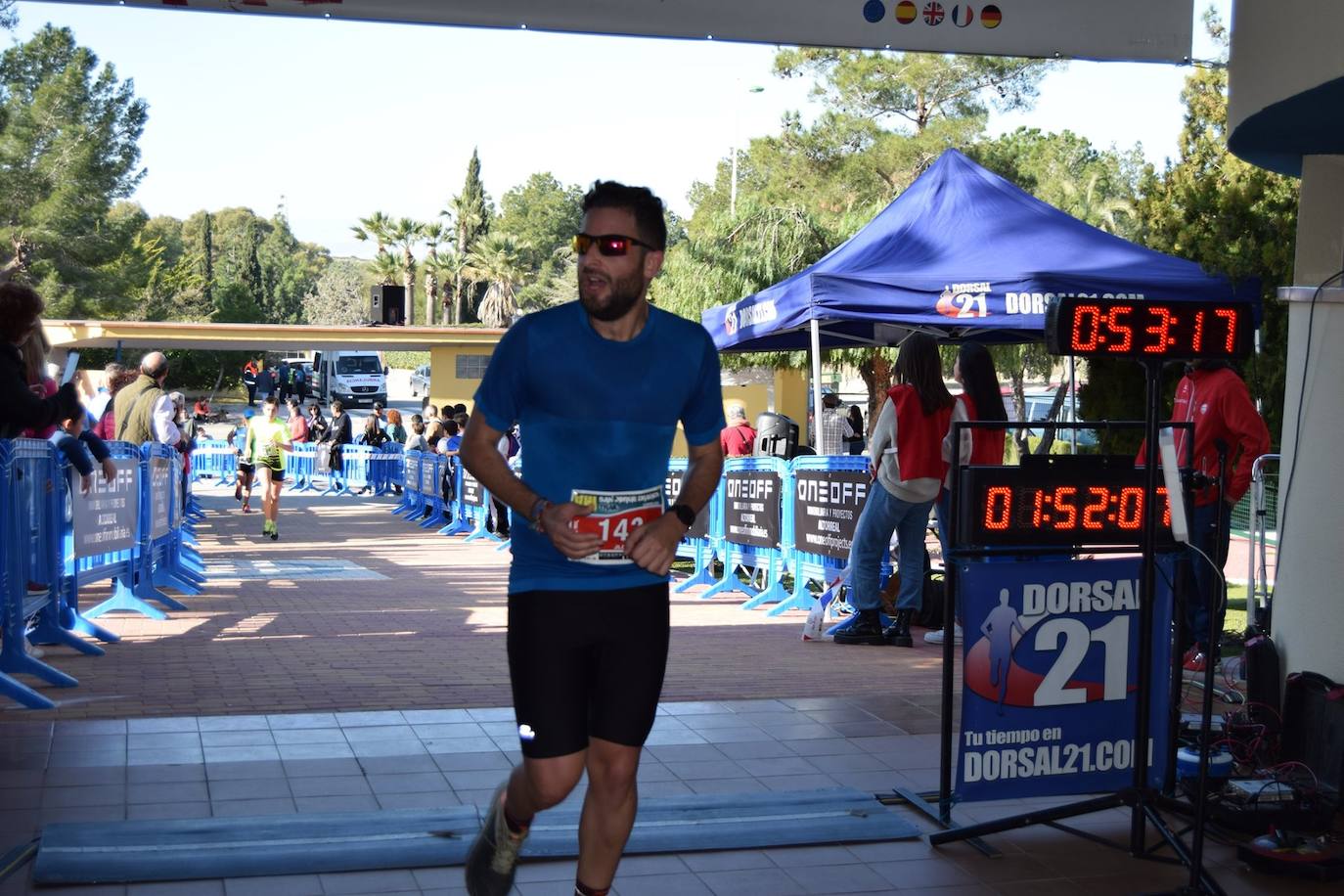 El corredor del Trail Santomera completa los 26 kilómetros en un tiempo de 1:55:05, por la marca de 2:15:15 para la deportista del Automenor Running Team