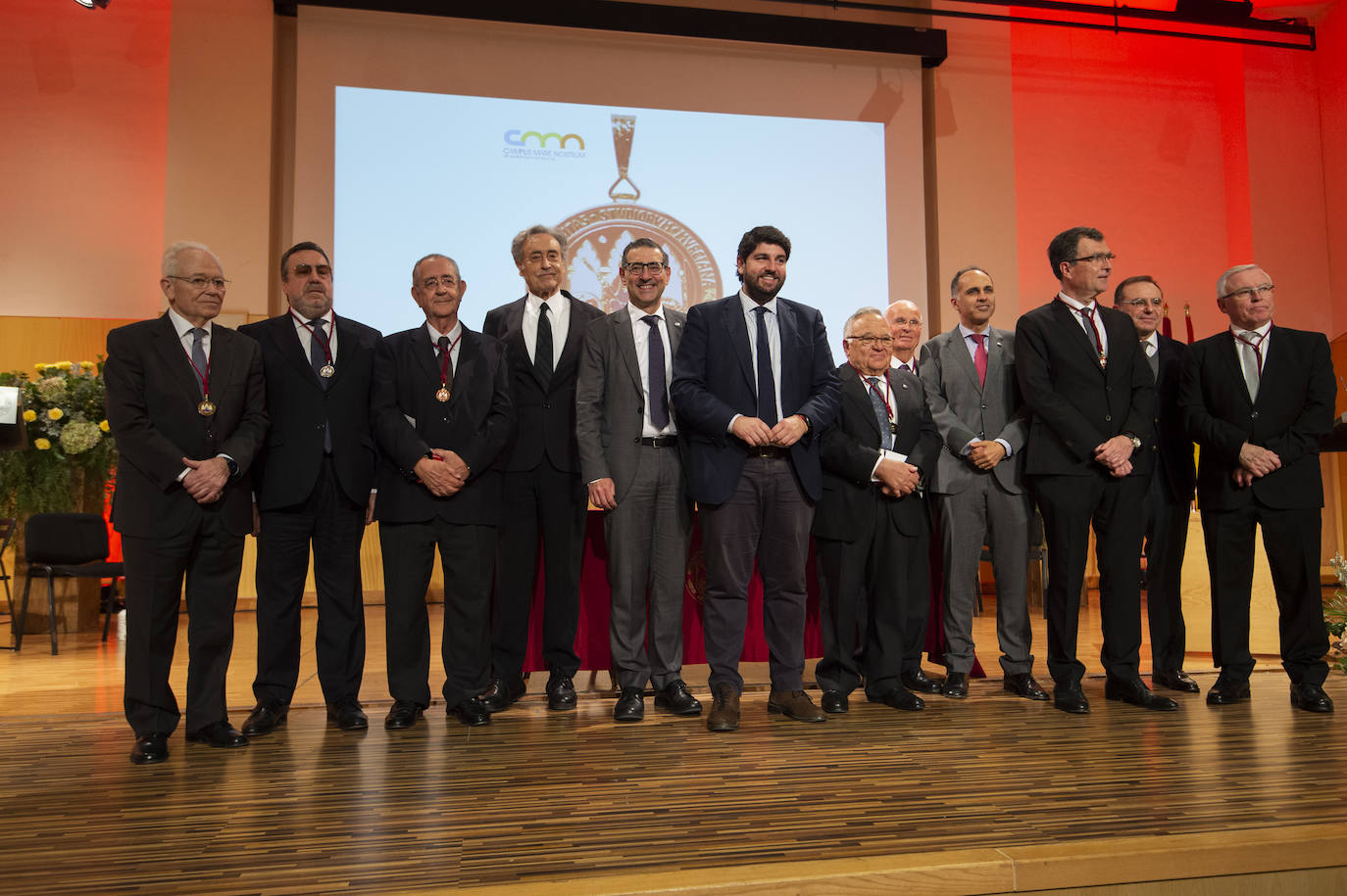 Fotos: La UMU entrega sus Medallas de Oro a los exrectores Lozano Teruel, Roca, Monreal, Ballesta y Cobacho