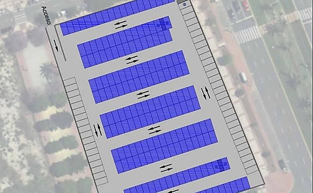 Imagen principal - Vista general del plan para los aparcamientos disuasorios de Inocencio Arias, Zarandona y Juan de Borbón.