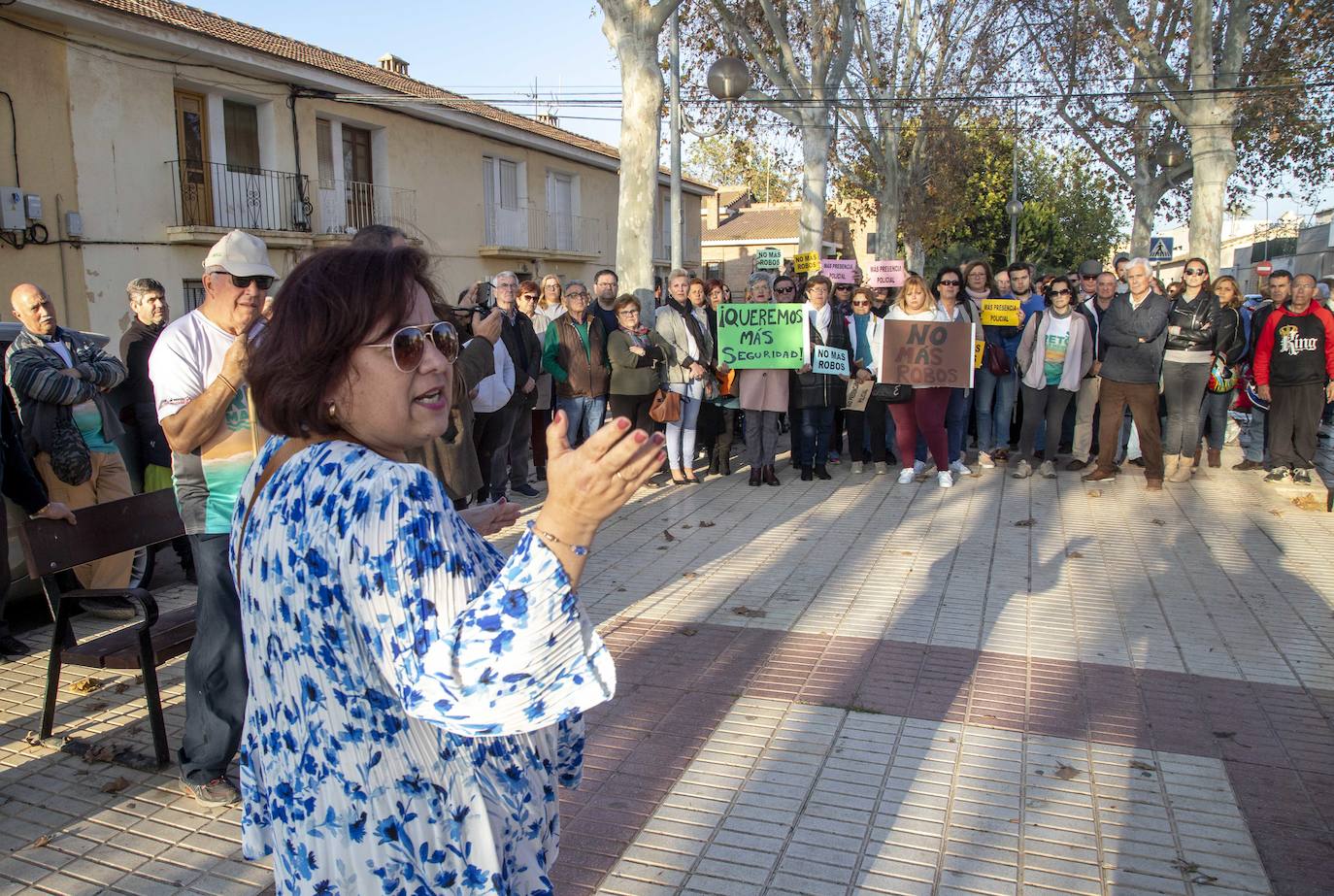 Fotos: Decenas de personas protestan por la inseguridad en Pozo Estrecho