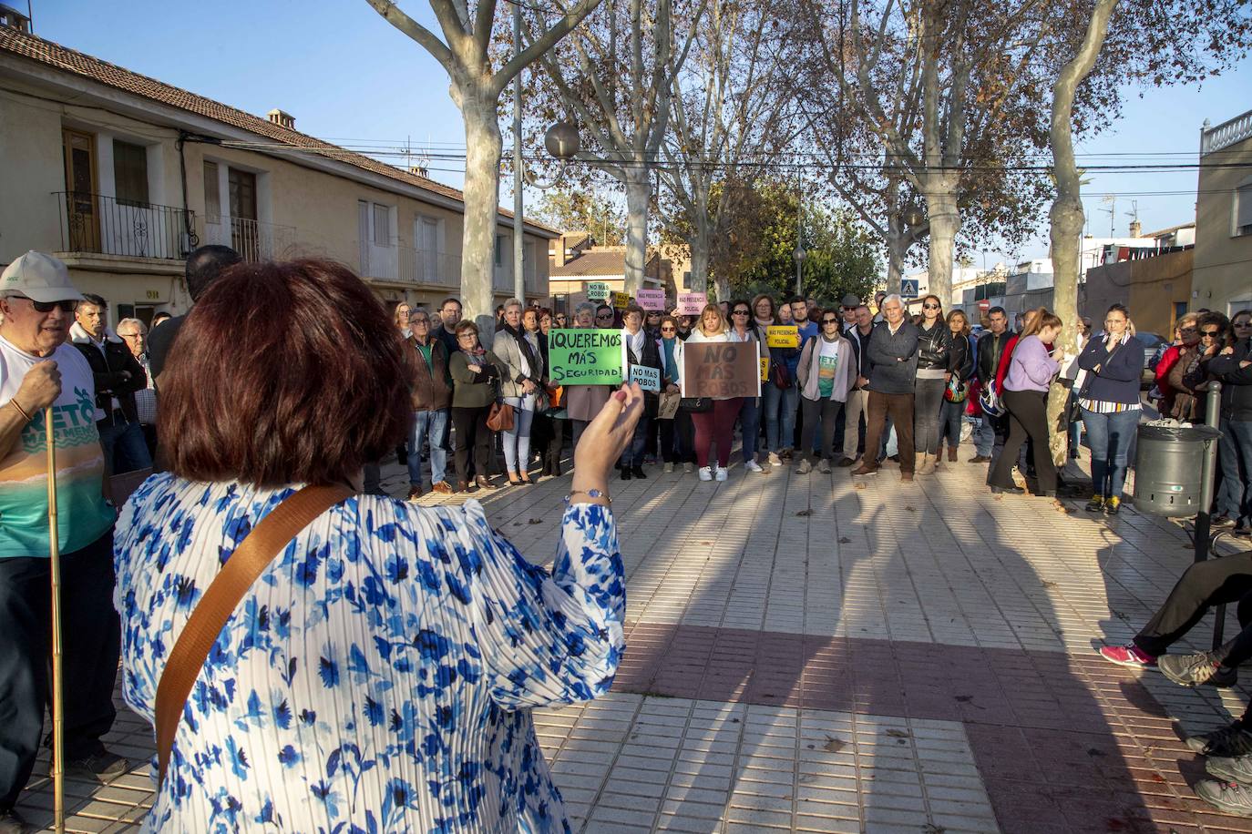 Fotos: Decenas de personas protestan por la inseguridad en Pozo Estrecho