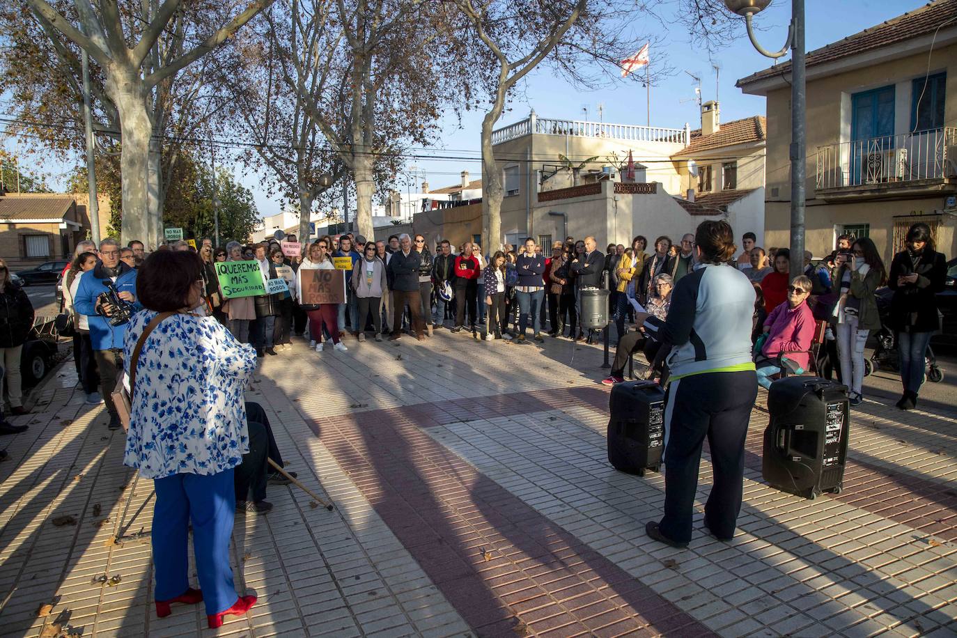Fotos: Decenas de personas protestan por la inseguridad en Pozo Estrecho