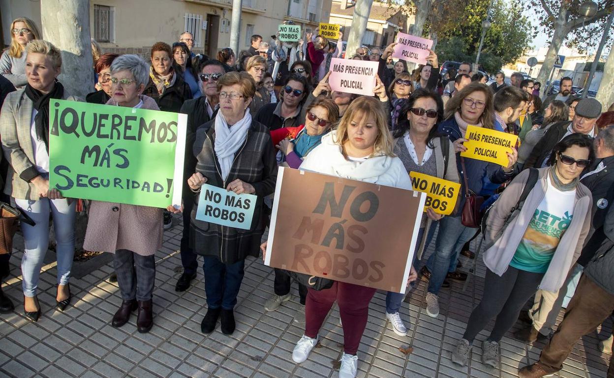 Protesta ciudadana, este domingo, en Pozo Estrecho