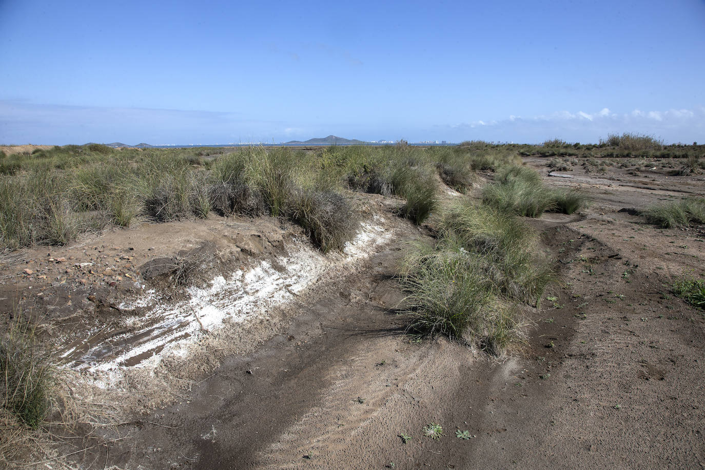 Fotos: Tres ramblas arrastran al Mar Menor residuos mineros con altos niveles de 5 metales pesados