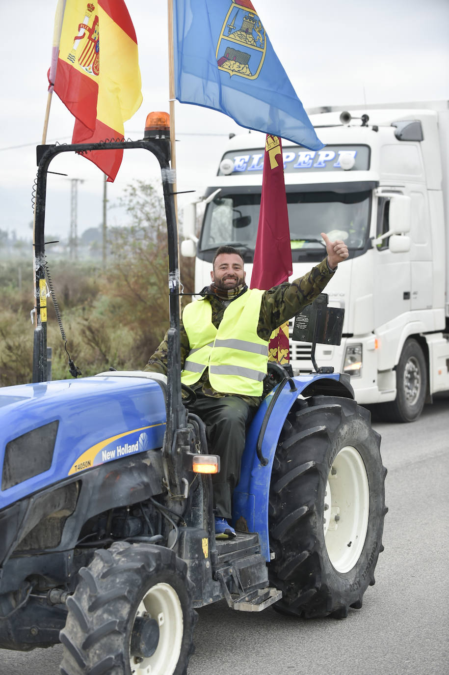 Fotos: La protesta del campo llega ya a Murcia