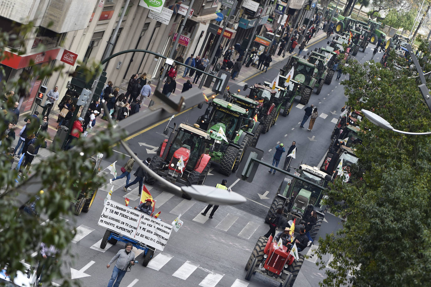 Fotos: La protesta del campo llega ya a Murcia