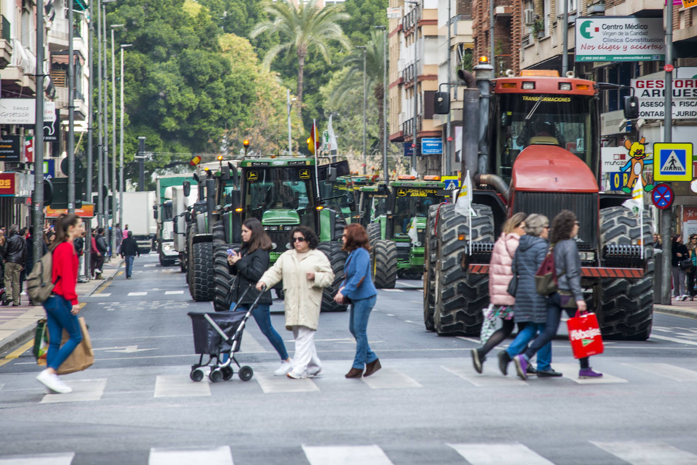 Fotos: La protesta del campo llega ya a Murcia