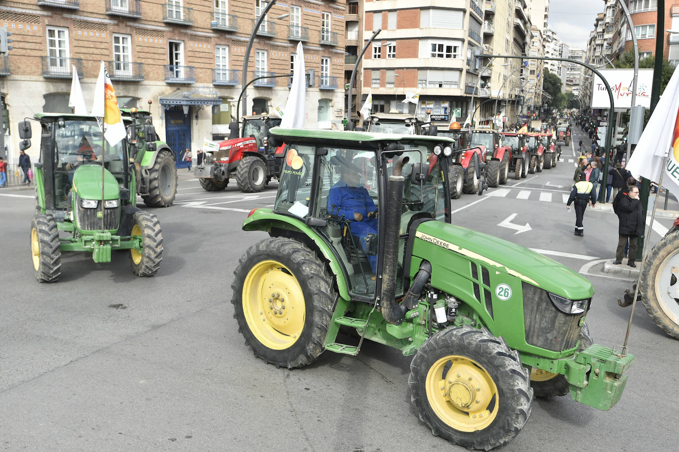 Fotos: La protesta del campo llega ya a Murcia