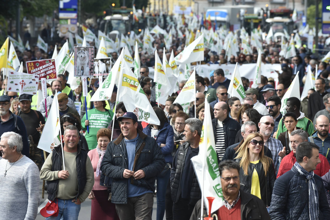 Fotos: La protesta del campo llega ya a Murcia