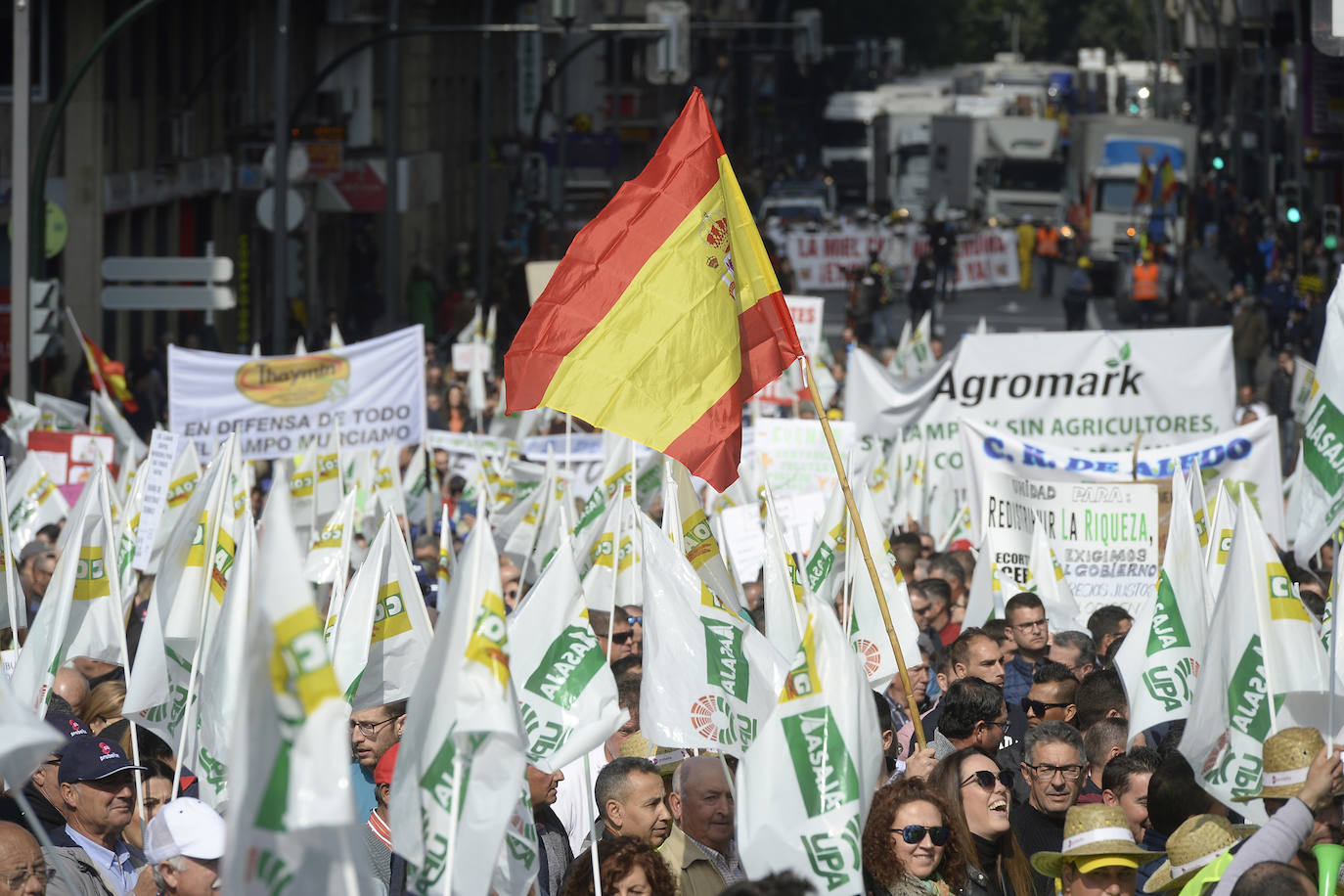 Fotos: La protesta del campo llega ya a Murcia