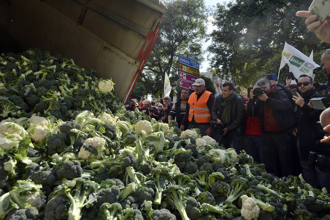 Fotos: La protesta del campo llega ya a Murcia