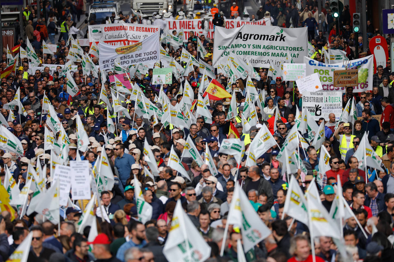 Fotos: La protesta del campo llega ya a Murcia