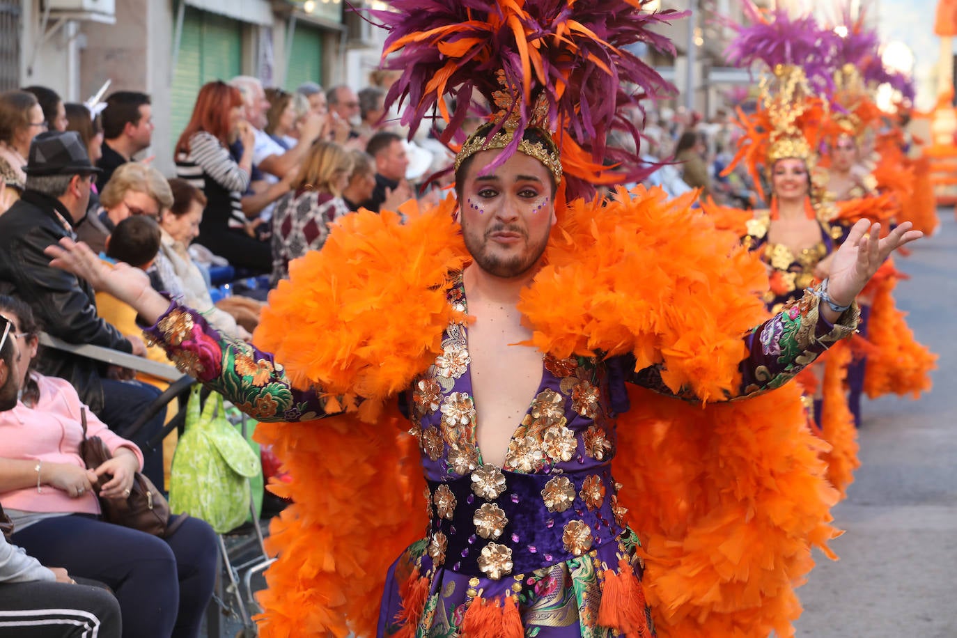 Fotos: Águilas se llena de color en el segunda gran desfile del Carnaval