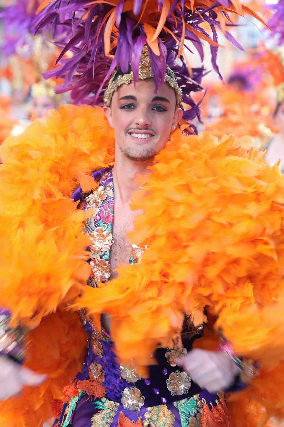 Fotos: Águilas se llena de color en el segunda gran desfile del Carnaval